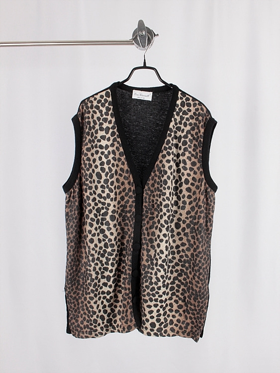 EMI GIANNELLI leopard vest - ITALY MADE