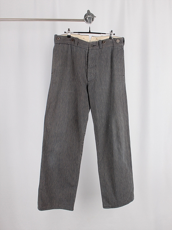 GANGSTERVILLE wabashi pattern work pants (33 inch) - JAPAN MADE