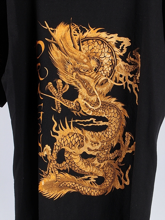 IN THE DARK dragon printing T-shirt