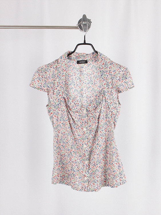 MAX &amp; CO by MAX MARA floral half sleeve blouse