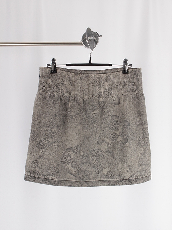 ARMANI JEANS floral denim mini skirt (29.9 inch)