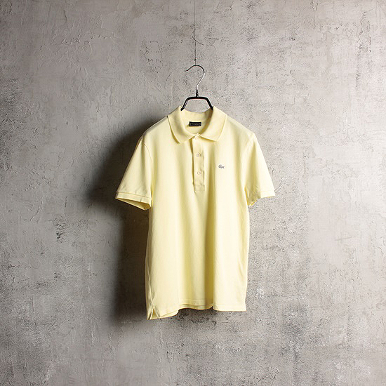 Lacoste lemon color pique shirts