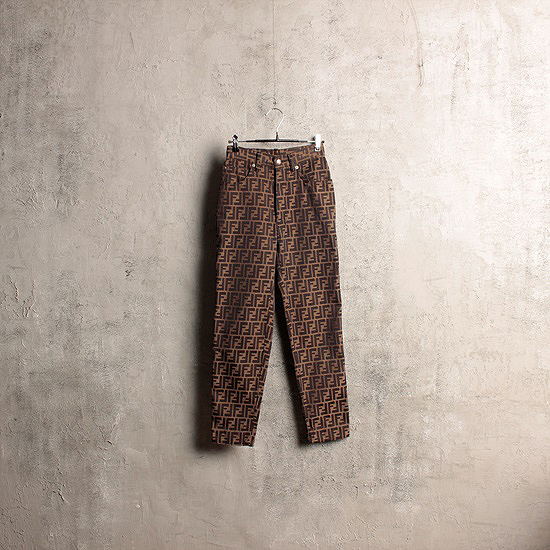 FENDI zucca pattern pants (24.4 inch)