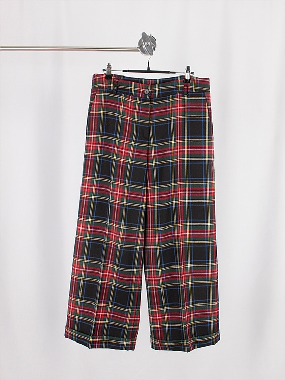 CLUB VOLAIRE check pants (33inch) - italy made