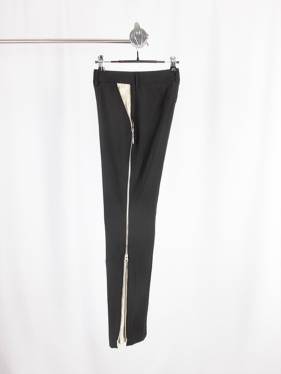 GIANIRANOO FERRE zipper detail pants (29inch) - japan made