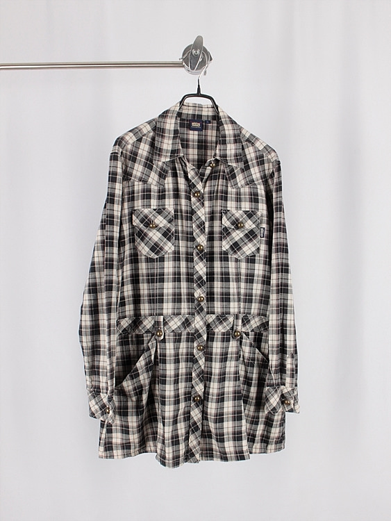 GERRY COSBY check long shirts
