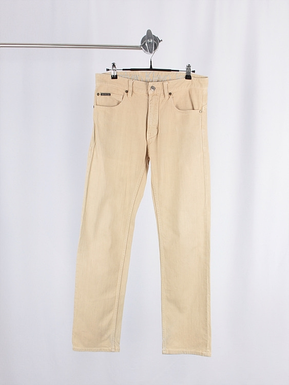 CALVIN KLEIN beige denim pants (29.1 inch)