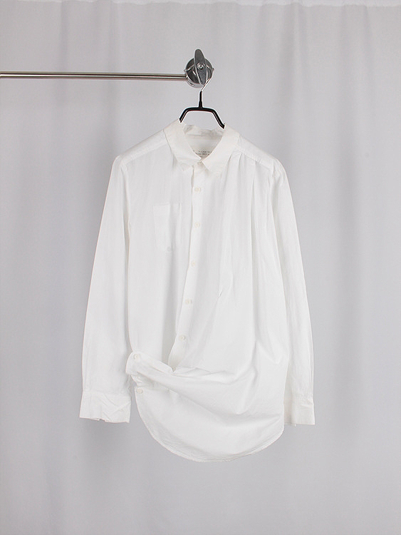AGOSTOSHOP unbalance white shirts
