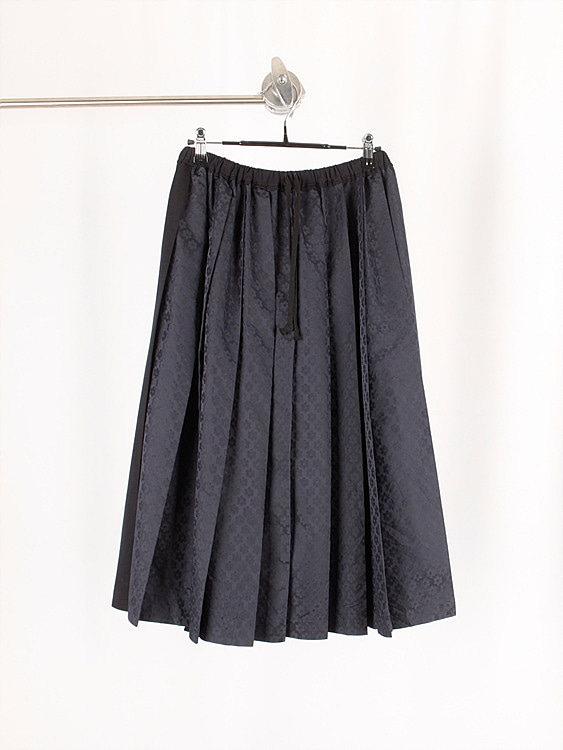 2016 tricot COMME DES GARCONS 2 fabrics skirt (26.7~33 inch) - JAPAN MADE