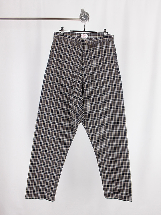 2019 DerSAMMLERsolo × The Three Robbers check pants (29inch) - japan made