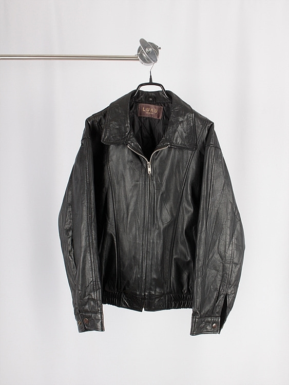 LUAU ATSUKAWA leather jacket - japan made
