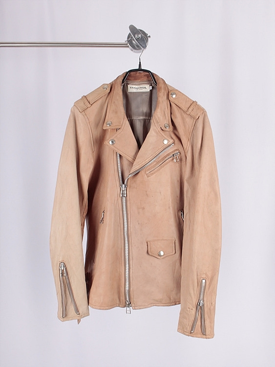 VANQUISH leather rider jacket