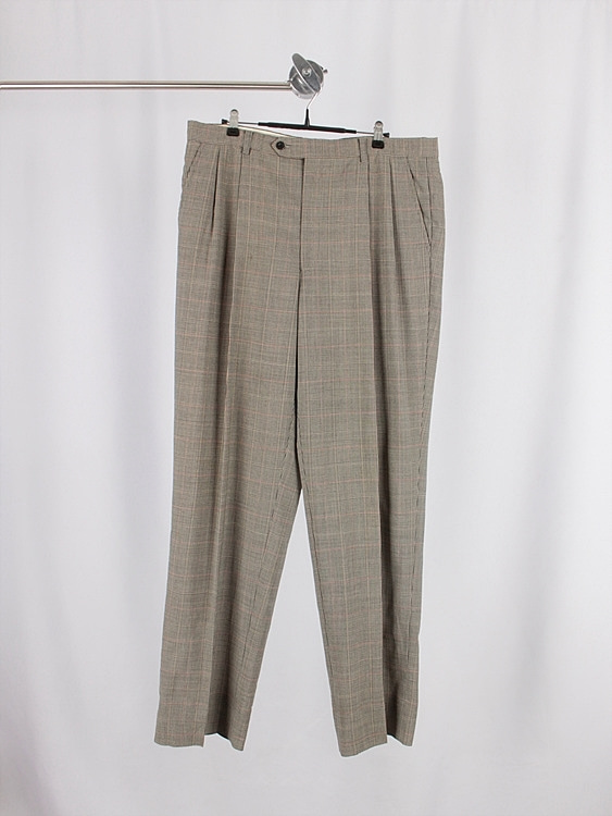 BURBERRYS check trousers (35.4 inch) - JAPAN MADE