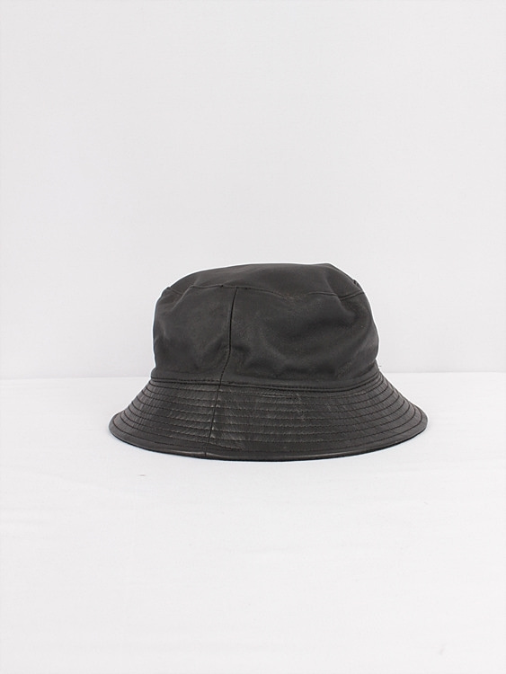 leather bucket hat
