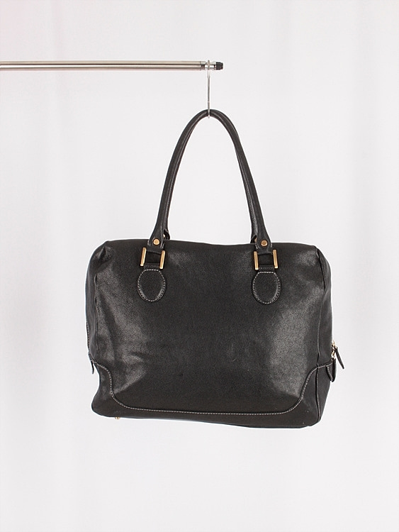 L real leather bag